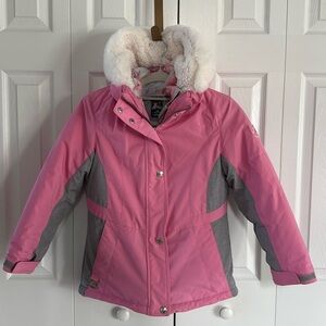 *LIKE NEW* ZeroXposur Girls 3-in-1 Systems Jacket- Pink/Gray/TyeDye - Size 7-8